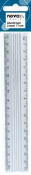 NOVOOO Basic Lineal Aluminium 17 cm silber