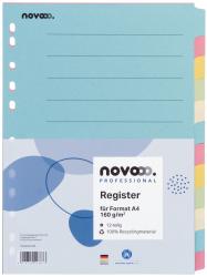 NOVOOO Professional Register A4 12-teilig Pastell