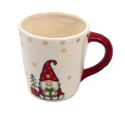 NOVOOO Seasons Tasse Wichtel 12 cm weiß