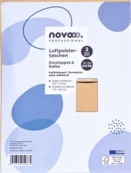 NOVOOO Professional Luftpolstertaschen B6 3 Stück braun