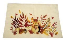 NOVOOO Platzmatte Eichhörnchen 45 x 30 cm