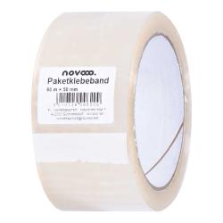 NOVOOO Klebeband 66 m x 50 mm transparent