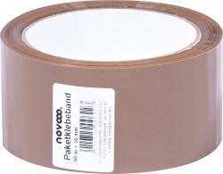 NOVOOO Klebeband 66 m x 50 mm braun