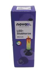 NOVOOO Seasons LED Stabkerze mit Blut 20,5 cm