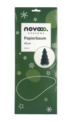 NOVOOO Seasons Faltbarer Papierbaum 40 cm grün