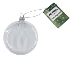 NOVOOO Seasons Flache Klarglaskugel Ø 8 cm transparent