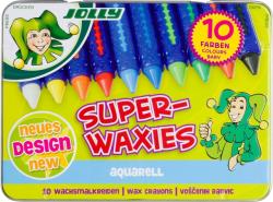 JOLLY Wachskreiden Superwaxies aquarell 10 Stück mehrfarbig