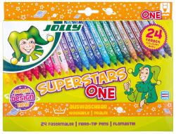 JOLLY Fasermaler Superstars One 24 Stück mehrere Farben