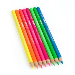 JOLLY Sechskant-Buntstifte Supersticks Neon 8er mehrere Farben