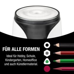 JOLLY Spitzer Herbert elektrisch inkl. Micro USB-Kabel weiß