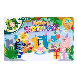 JOLLY Buntstifte Supersticks Delta Happy Birthday 24er im Metall-Etui mehrere Farben