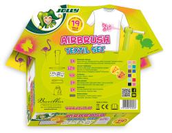 JOLLY Airbrush Textil-Set 19-teilig