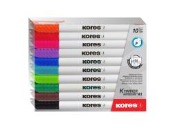 KORES Whiteboardmarker K-Marker W1 10 Stück mehrere Farben