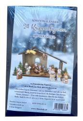 Adventkalender mit 24 Krippenfiguren
