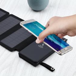 FELIXX Solar Powerbank Premium 10000 mAh schwarz