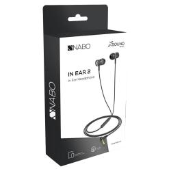 NABO In-Ear Ohrhörer XSound Series In Ear 2 kabelgebunden schwarz