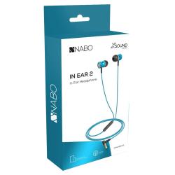 NABO In-Ear Ohrhörer XSound Series In Ear 2 kabelgebunden blau