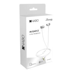 NABO In-Ear Ohrhörer XSound Series In Ear 2 kabelgebunden weiß