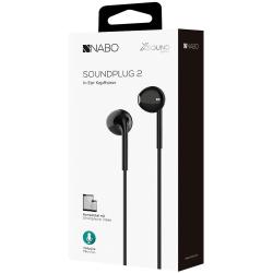 NABO In-Ear-Ohrhörer XSound Series Soundplug 2 schwarz
