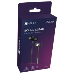 NABO In-Ear-Ohrhörer XSound Series Sound Clear USB-C schwarz