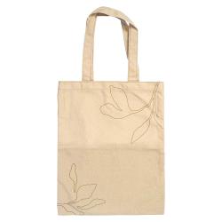 ECONOVO Shopper Einkaufstasche We Love it Green aus Baumwolle 33,5 x 38,5 cm