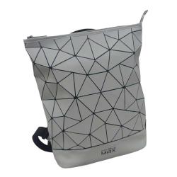 City-Rucksack Triangle 10 x 30 x 19 cm grau