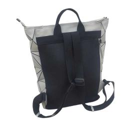 City-Rucksack Triangle 10 x 30 x 19 cm grau