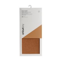 Verpackung für Smart Labels von Cricut Joy. Enthält vier beschreibbare, permanente Etiketten.