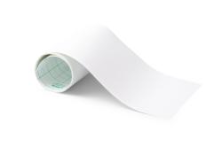 Verpackung für Smart Vinyl von Cricut Joy. Weiß mit schwarzen Schriftzügen, Maße angegeben.