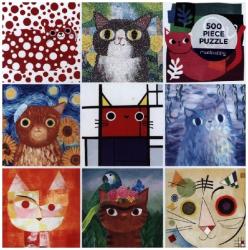 Artsy Cats 500 Piece Family Puzzle - Brettspiel