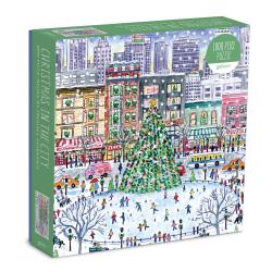 Galison: Michael Storrings Christmas in the City 1000 Piece Puzzle - Brettspiel