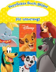 Disney - Verrückte Such-Bilder für unterwegs - Wimmelbuch - Pappbilderbuch mit Stift und abwischbaren Seiten ab 3 Jahren - gebunden