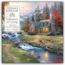 Thomas Kinkade: Thomas Kinkade Lightposts for Living 2025 Wall Calendar