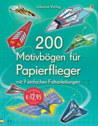 200 Motivbögen für Papierflieger - Taschenbuch