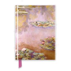 Premium Notizbuch Waterlilies A5 mit Magnetverschluss bunt