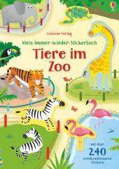 Holly Bathie: Mein Immer-wieder-Stickerbuch: Tiere im Zoo - Taschenbuch