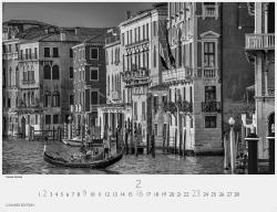 Venedig schw./weiss 2025 L 42x55 cm