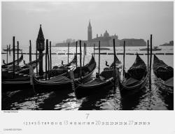 Venedig schw./weiss 2025 L 42x55 cm