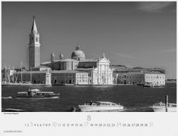 Venedig schw./weiss 2025 L 42x55 cm