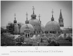 Venedig schw./weiss 2025 L 42x55 cm