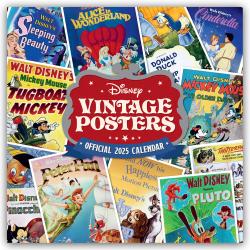 Danilo Promotion Ltd: Disney Vintage Posters - Disney Filmplakate - Offizieller Kalender 2025 - Wandkalender