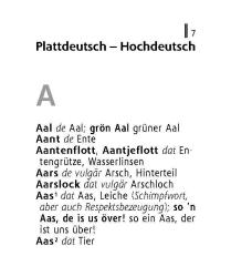 Buchcover mit gelbem Hintergrund. Titel: Langenscheidt Lilliput Plattdeutsch, abgebildet ist ein Strandkorb.