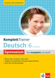 Klett KomplettTrainer Gymnasium Deutsch 6. Klasse - Taschenbuch