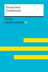 Sven Jacobsen: Dunkelnacht von Kirsten Boie: Lektüreschlüssel mit Inhaltsangabe, Interpretation, Prüfungsaufgaben mit Lösungen, Lernglossar. (Reclam Lektüreschlüssel XL) - Taschenbuch