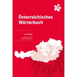 Österreichisches Wörterbuch 44. Auflage Schulausgabe mit Nutzerschlüssel