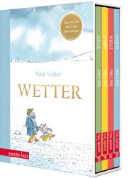 Sam Usher: Wetter - Vier Bilderbücher in einem hochwertigen Schuber - gebunden