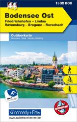 Kümmerly+Frey Outdoorkarte Deutschland 44 Bodensee Ost 1:35.000