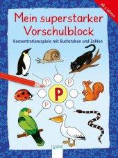 Dagmar Henze: Mein superstarker Vorschulblock - Konzentrationsspiele mit Buchstaben und Zahlen - Taschenbuch