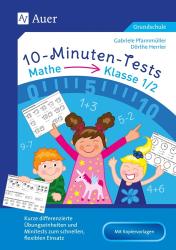 Gabriele Pfannmüller: 10-Minuten-Tests Mathematik - Klasse 1-2 - geheftet