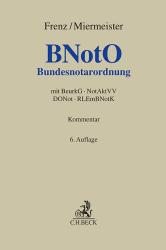 Bundesnotarordnung - gebunden